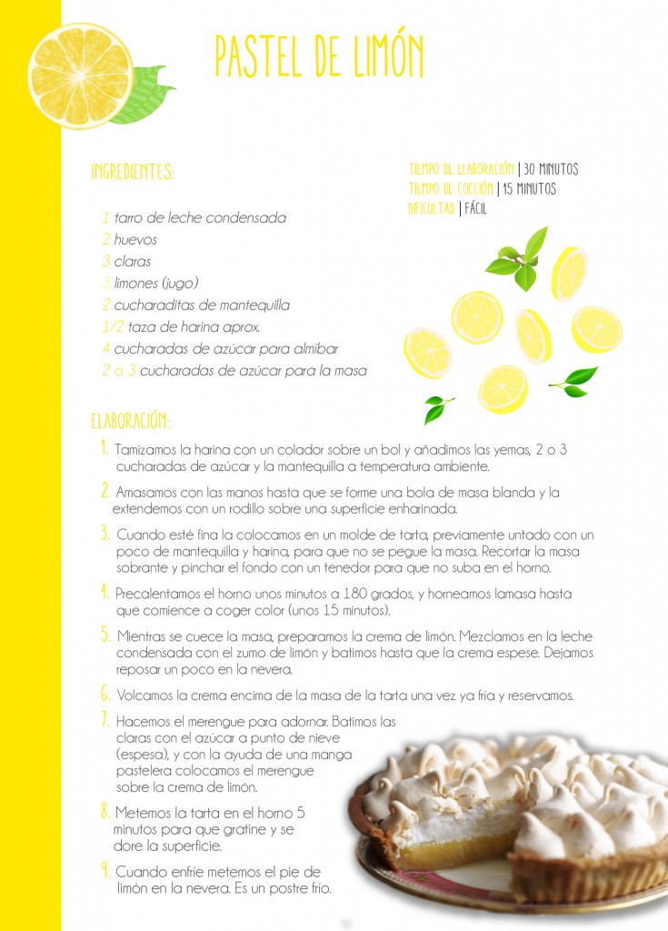 Receta saludable casera. Pastel de limón con harina de trigo - Manipulador  de Alimentos